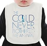 The Cold Never Bothered Me Anyway ネクタイを有する有機ビブ Medium