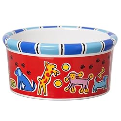 Signature Housewares Run Spot Run Dog Bowl, Extra Small