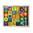 Melissa & Doug Deluxe Wooden 27-Piece Lacing Beads in a Box