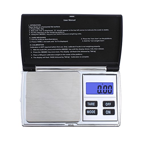 Jewelry Scale,Digital Scale,TBBSC Weigh High Precision Pocket Scale 500g/0.01g Reloading, Jewelry and Gems Weigh Scale, Kl-08