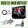 Vizio VW32LHDTV10A 32 in. 720p/ 1080i HDTV Widescreen LCD TV + Accessory Kit