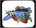 Mouse Pad with state animal, brown thrasher, North Carolina, grey squirrel, state bird, state flower, dagwood, state