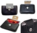 Leather Case NAVIGON GPS carry case for NAVIGON satellite navigational systems, fits models: P9611, 8110, 2110, Max & Series 3100, 3110, 5110, 5100, 4350 Porsche Design - see description