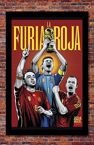 2014 World Cup Soccer | Team Spain Poster