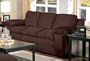 Chocolate Microfiber Sofa