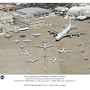 NASA (Dryden Flight Research Center, Aircraft Fleet on Ramp, 2008) Art Poster Print - 11x17