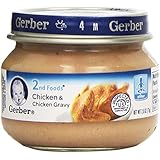 Gerber 2nd Foods Meats, Chicken & Chicken Gravy, 2.5-Ounce (Pack of 12)