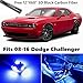 12 x Premium Blue LED Light Interior Package Upgrade for Dodge Challenger 2008-2016