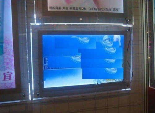 Gowe 4PCS LED Crystal Ultra-Thin 11mm Light Box A2, LED Advertising Light Box