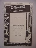 Two Love Songs For Thy Sweet Love/Sequel SATB a Capella (Plymouth Choral Series)
