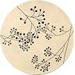 Safavieh Apica Rug - Ivory and Gray (6' Round)
