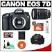 Canon EOS 7D Digital SLR Camera Body + Canon 18-135mm IS Zoom Lens + 16GB Card + Case + Cameta Bonus Accessory Kit