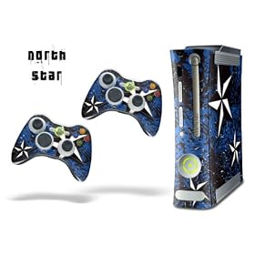 New XBOX 360 Console Protective Skin - Northstar Blue