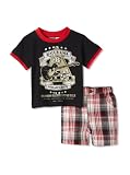 Little Rebels Baby-Boys Infant 2 Piece Rock And Roll Short Set