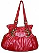 Kathy Van Zeeland Purse Handbag Geranium Rock & Roll Bucket Belt Shopper