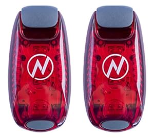 LED Safety Light (2 Pack) + FREE Bonuses | Clip On Strobe/Running Lights for Runners, Dogs, Bike, Walking | The Best High Visibility Accessories for Your Reflective Gear, Bicycle etc | 1 Year Warranty