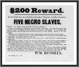 Historic Print (L): $200 Reward. Ranaway from the subscriber, on the night of Thursday, the 30th of Sepember