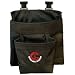 Quick Belt System QBS42 9"x8" 2-pocket Tiered Nylon Tool Pouch for Tools, Materials or Accessories for Hiking-Hunting-Camping-Fishing-Walking-Dog Walking-Dog Training