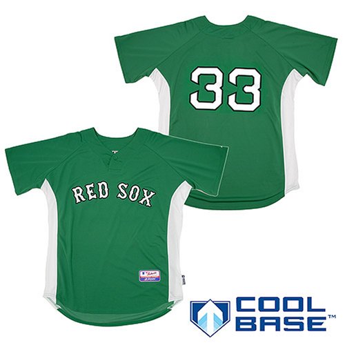 Jason Varitek #33 Boston Red Sox St. Pattys Patrick's Day Authentic Kelly Green Batting Practice Jersey