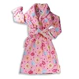 Sweet n Sassy - Girls Fleece Robe, Pink, Multi