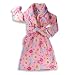 Apparel : Sweet n Sassy - Girls Fleece Robe, Pink, Multi