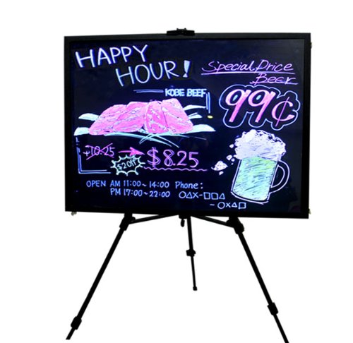 Customized Restaurant Menu Boards Signage Magic and Erased LED Menu Board 35