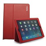 【国内正規品】 Yoobao iPad Air 対応 本革仕様 Executive レザーケース(マグネット内蔵、スタンド機能、オートスリープ機能付き) レッド
