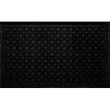 Apache Mills 60-885-1907  Textures Blocks Entrance Door Mat, 18-Inch by 30-Inch, Onyx