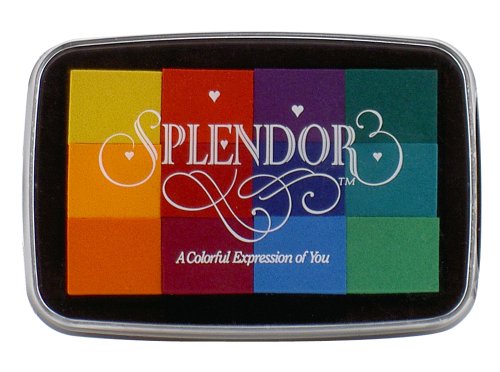 Tsukineko 12-Color Splendor Multi-Color Pigment 