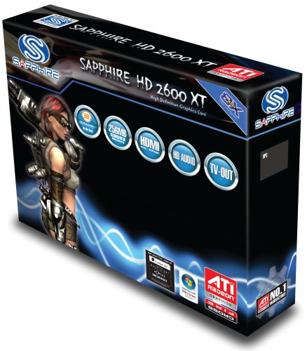Sapphire VC HD2600XT 512MB DDR3 Lit AGP DVI-I TVO VGA Video Card