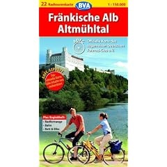 Radtourenkarten 1:150000 (ADFC): ADFC-Radtourenkarte 22 Fr�nkische Alb / Altm�hltal 1 : 150 000: Begleitheft: Radfernwege, Bahn, Bett und Bike: Nr 22