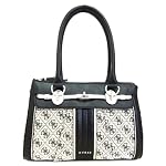 Guess Adelisa Small Satchel Bag Black