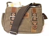 Geschenk-Set Postkarte und Greenland Weatherproof Umhängetasche Casual-Bag in oliv