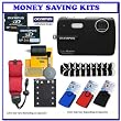 Olympus Stylus 550WP 10MP Waterproof Digital Camera (Black) + Willoughby's Two (2) 2GB xD Beach/Pool Package