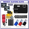 Olympus Stylus 550WP 10MP Waterproof Digital Camera (Black) + Willoughby's Two (2) 2GB xD Beach/Pool Package