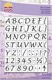 Eigenschaften Kars / Clear Stamps Alphabet Lucida Majuskel von Kars