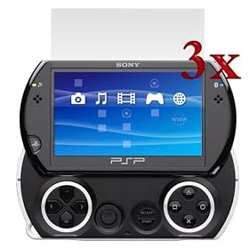GTMax 3 LCD Screen Protector for Sony PlayStation Portable PSP Go by GTMax