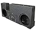 Q Power QBTUNDRA07210 Dual 10" Ported Subwoofer Enclosure for 2007-2017 Tundra Double Cab Trucks with Bed Liner Finish