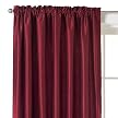 Classic Home Faux Silk Window Panel - Molly Red (54x84")