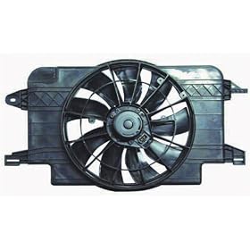 91-02 SATURN S-SERIES 2/4/5DR (W/ AIR CONDITIONER): SW, SL, SL1, SL2, SC, SC1, SC2 CONDENSER + RADIATOR COOLING FAN (W/ SHROUD, W/ MOTOR) (DUAL FUNCTION, W/ SINGLE FAN) 92 93 94 95 96 97 98 99 00 01 1991 1992 1993 1994 1995 1996 1997 1998 1999 2000