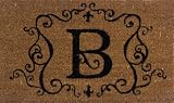 Evergreen 2RM002 Monogram Door Mat, Coir Insert, Letter B, 16-Inches x 28-Inches