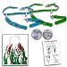Royal Blue and Kelly Green Sonic Flag-A-Tag Flag Football Program Kit