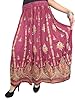 Designer Skirt Maroon Sequin Beaded Hippie Gypsy Bohemian Long Skirts