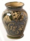 Medium Traditional Green Mexican Talavera Betty Flower Vase