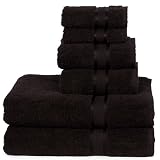 Ultra Soft Bath Towel 30x54 Black - Pure Luxury... by