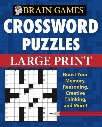 brain games crossword puzzles large print brain games unnumbered