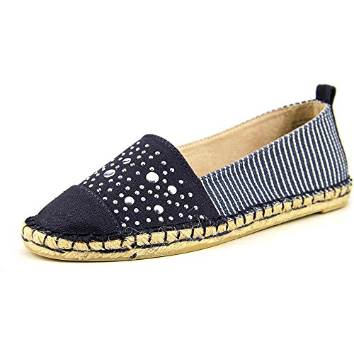 White Mountain Alfresco Women Round Toe Canvas Blue Espadrille
