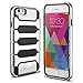 INVELLOP iPhone 6 case, iPhone 6/6S Case Silver/Black Prime Series Dual Layer Case Premium Armor Hybrid Bumper Cover Case