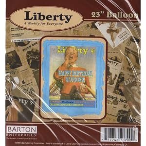 Liberty Baseball Happy Birthday Mylar Balloon Liberty Baseball Happy Birthday 23" Mylar Balloon