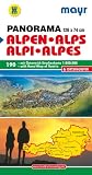 Alpen - �sterreich 1 : 500 000: Mit Panorama und Ortsverzeichnis